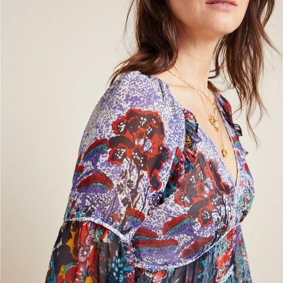 Maeve Annabella Maxi Dress Anthropologie NWOT 4P - Picture 4 of 15